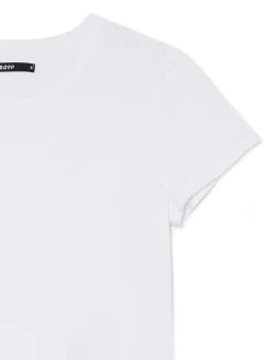 Cropp Koszulki, Topy*2 pack ch gładkich T-shirtów biały