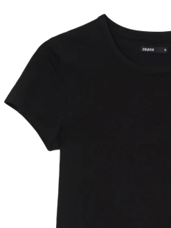 Cropp Koszulki, Topy*2 pack ch gładkich T-shirtów czarny