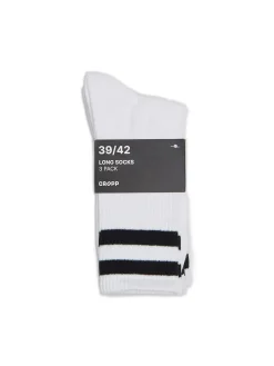Cropp Skarpetki|Basic*3 pack długich ch skarpet basic biały