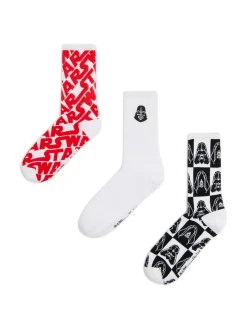 Cropp Skarpetki*3 pack długich skarpet Star Wars biały