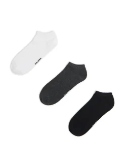 Cropp Skarpetki|Basic*3 pack krótkich skarpet basic jasnyszary