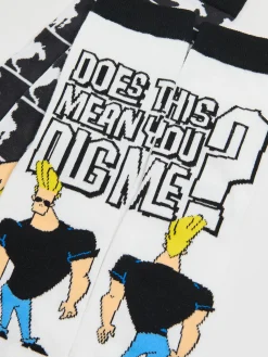 Cropp Skarpetki*2 pack skarpet Johnny Bravo czarny