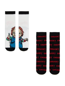 Cropp Skarpetki*2 pack skarpet Laleczka Chucky czarny