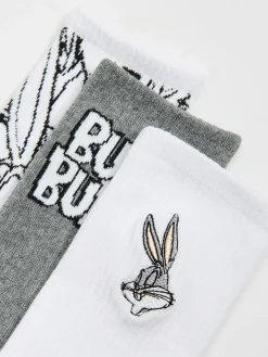Cropp Skarpetki*3 pack skarpet Looney Tunes jasnyszary