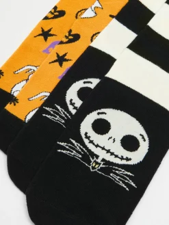 Cropp Skarpety, Rajstopy*2 pack skarpet Miasteczko Halloween czarny