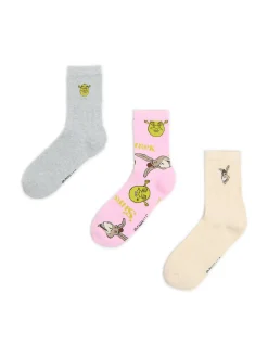 Cropp Skarpety, Rajstopy*3 pack skarpet Shrek wielobarwny