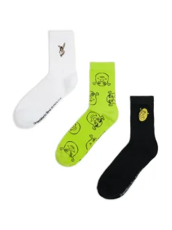 Cropp Skarpetki*3 pack skarpet Shrek i Osioł zielony