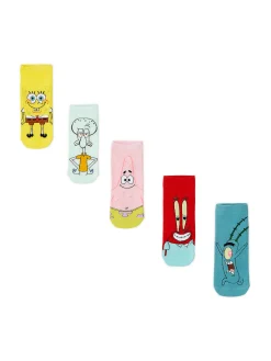 Cropp Skarpety, Rajstopy*5 pack skarpet SpongeBob wielobarwny