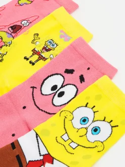 Cropp Skarpety, Rajstopy*2 pack skarpet SpongeBob i Patryk wielobarwny