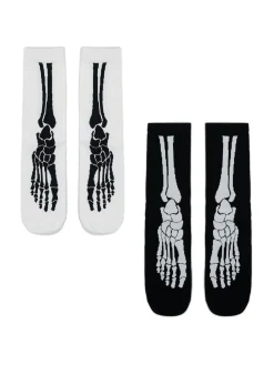 Cropp Skarpetki*2 pack skarpet z rentgenem czarny