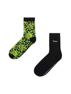 Cropp Skarpetki*2 pack skarpet ze Shrekiem zielony