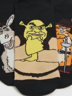 Cropp Skarpetki*3 pack skarpet ze Shrekiem czarny