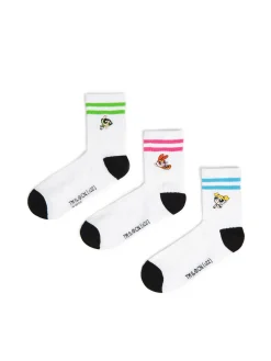 Cropp Skarpety, Rajstopy*3 pack skarpetek Atomówki biały