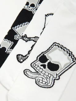 Cropp Skarpetki*3 pack skarpetek The Simpsons biały
