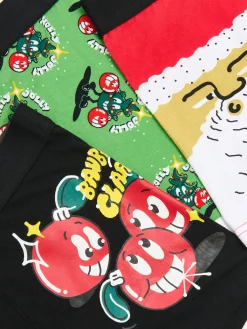 Cropp Akcesoria Świąteczne|Bokserki*3 pack świątecznych bokserek czerwony