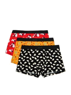 Cropp Akcesoria Świąteczne|Bokserki*3 pack świątecznych bokserek pomarańczowy