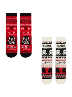 Cropp Akcesoria Świąteczne|Skarpetki*2 pack świątecznych skarpet Star Wars czerwony