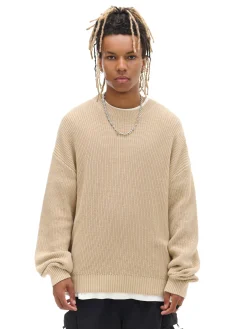 Cropp Swetry*Żakardowy sweter beżowy