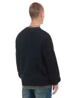 Cropp Swetry*Żakardowy sweter czarny