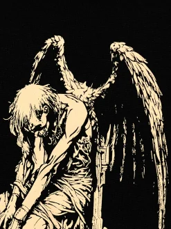 Cropp Swetry*Żakardowy sweter z nadrukiem czarny