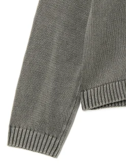 Cropp Swetry*Antracytowy sweter z odkrytymi ramionami szary