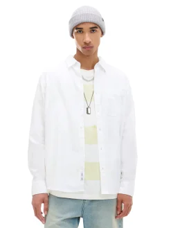 Cropp Koszule*Bawełniana biała koszula biały