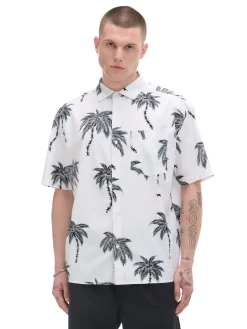 Cropp Koszule*Bawełniana koszula w hawajskim stylu biały