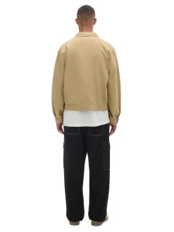 Cropp Denim*Bawełniana kurtka katanka beżowy