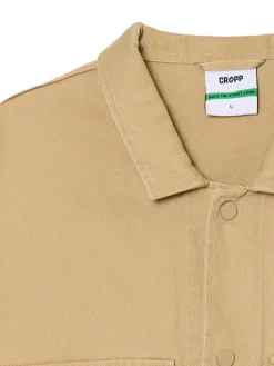 Cropp Denim*Bawełniana kurtka katanka beżowy