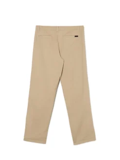 Cropp Spodnie*Bawełniane spodnie loose beżowy