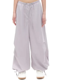 Cropp Spodnie*Bawełniane spodnie wide leg beżowy