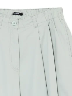 Cropp Spodnie*Bawełniane spodnie wide leg zielony