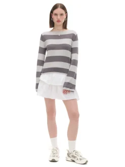 Cropp Swetry*Bawełniany sweter w paski wielobarwny