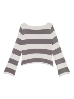 Cropp Swetry*Bawełniany sweter w paski wielobarwny