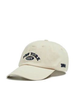 Cropp Czapki*Beżowa bawełniana czapka z daszkiem beżowy