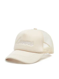 Cropp Czapki*Beżowa czapka trucker kremowy