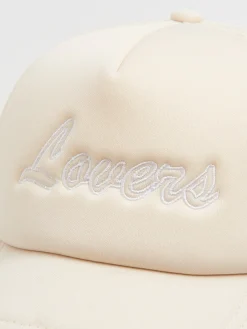 Cropp Czapki*Beżowa czapka trucker kremowy