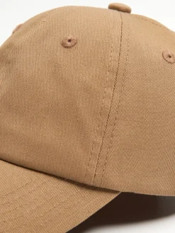 Cropp Czapki|Basic*Beżowa czapka z daszkiem beżowy