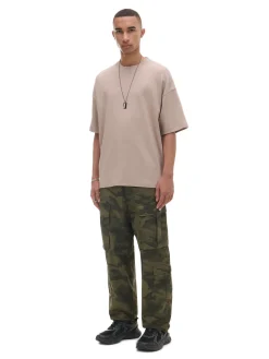 Cropp Koszulki*Beżowa koszulka basic jasnyszary