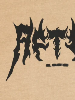 Cropp Koszulki*Beżowa koszulka z nadrukiem beżowy