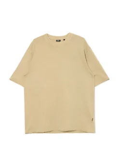 Cropp Koszulki*Beżowa koszulka z surowym wykończeniem beżowy