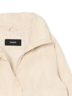 Cropp Kurtki, Płaszcze*Beżowa kurtka puffer beżowy