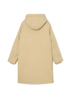 Cropp Kurtki, Płaszcze|Kożuszki, Futerka*Beżowa parka z kapturem beżowy