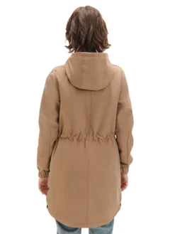 Cropp Kurtki, Płaszcze*Beżowa parka z kapturem beżowy