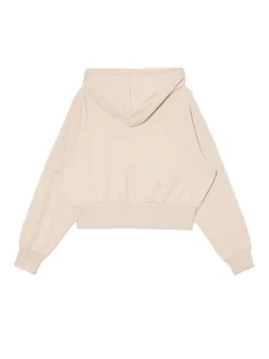 Cropp Bluzy*Beżowa rozpinana bluza z kapturem beżowy