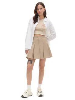 Cropp Spódnice*Beżowa spódnica mini kremowy