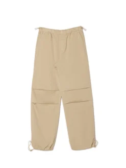Cropp Jeansy*Beżowe jeansy parachute beżowy