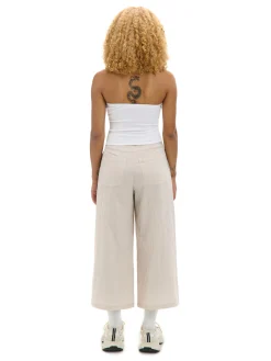 Cropp Spodnie*Beżowe kuloty beżowy