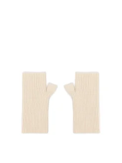 Cropp Rękawiczki*Beżowe rękawiczki mitenki beżowy