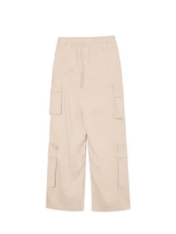 Cropp Spodnie*Beżowe spodnie bojówki beżowy